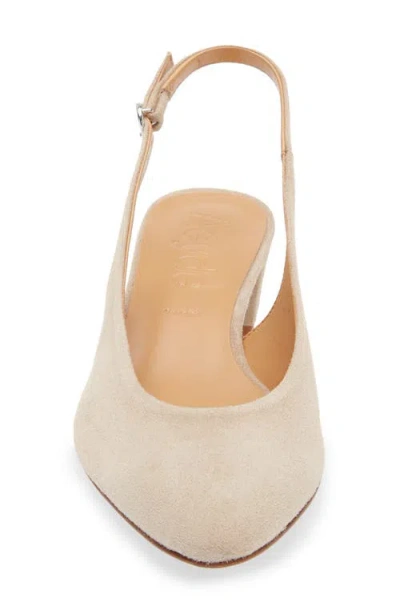 Aeyde Celeste Slingback Leather Pumps In Neutral