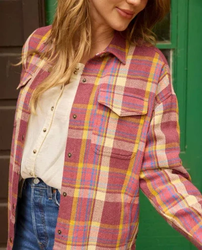 Toad And Co Conifer Shirt Jacket In Multi