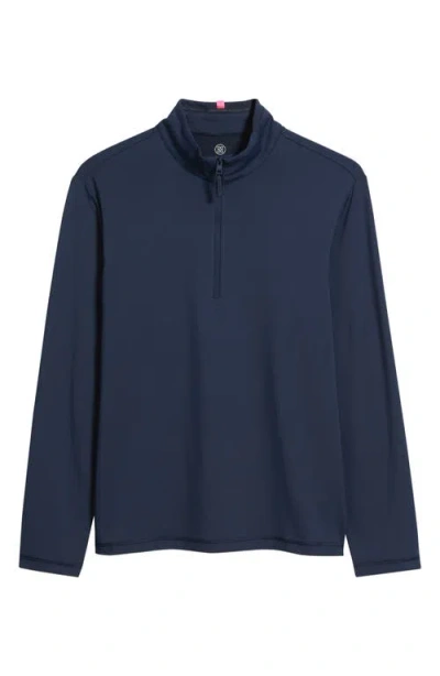 G/fore Quarter Zip Performance Pullover In Blue