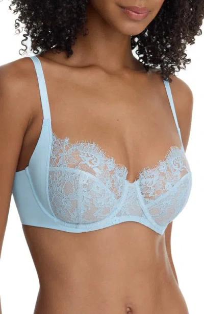 Skarlett Blue Entice Underwire Full Coverage Bra In Blue
