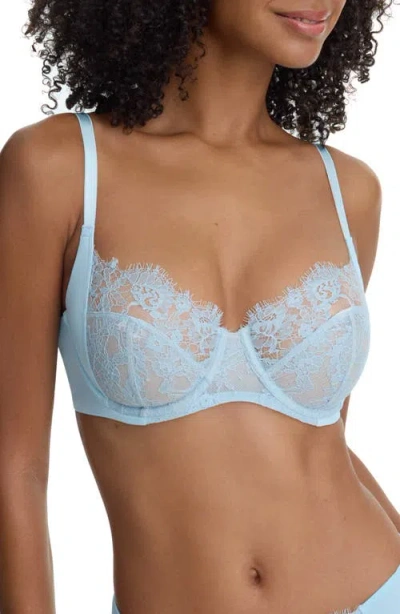 Skarlett Blue Entice Underwire Full Coverage Bra In Blue