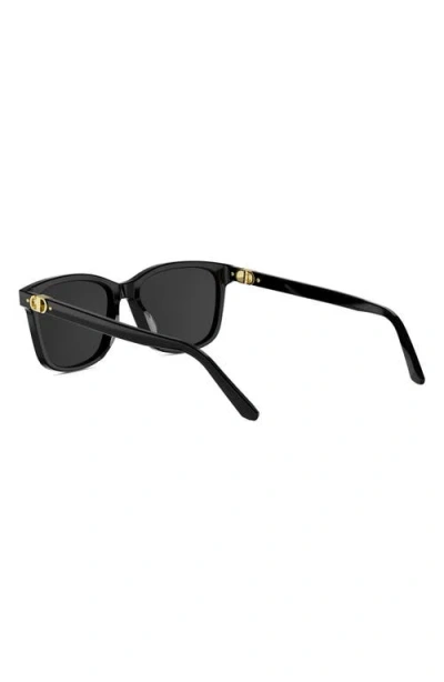 Dior Petit Cd S2i 54mm Rectangular Sunglasses In Black
