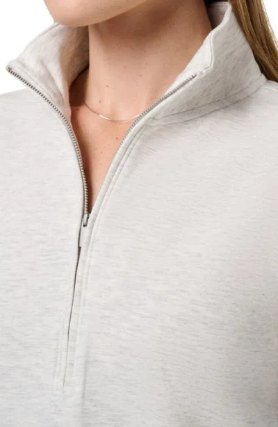 Travismathew Cloud Half Zip Pullover In Gray