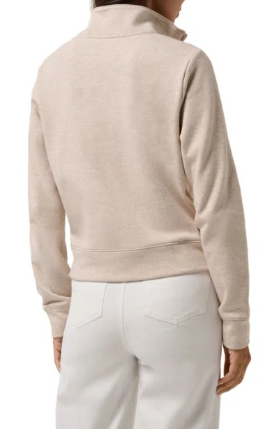 Travismathew Cloud Half Zip Pullover In Neutral