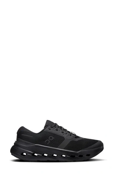 On Cloudrunner 3 Running Shoe In Black