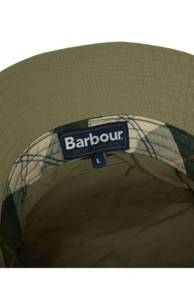 Barbour Tracker Showerproof Bucket Hat In Red