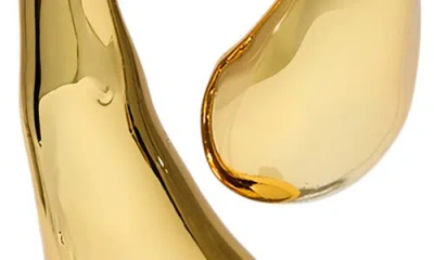 Alexis Bittar Molten Front-back 14kt Gold-plated Drop Earrings