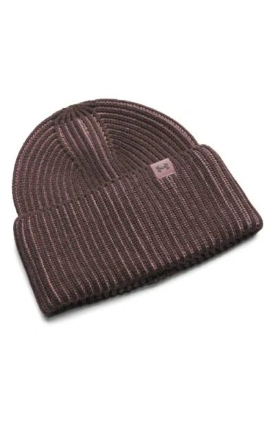 Under Armour Halftime Beanie In Brown