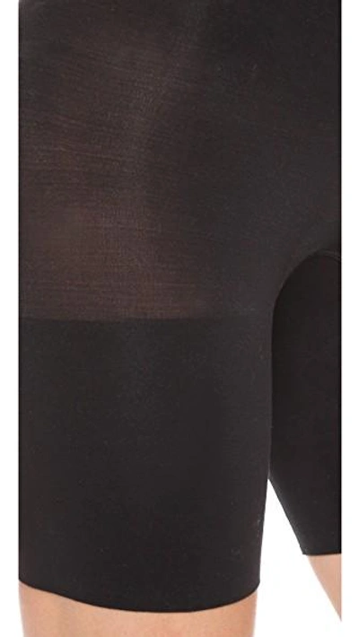 Shop Spanx Power Shorts In Very Black