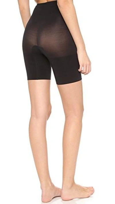 Shop Spanx Power Shorts In Very Black