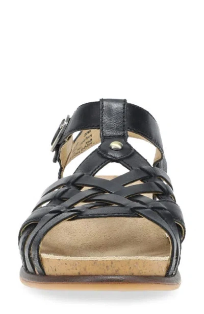Dansko Christa Slingback Platform Wedge Sandal In Multi