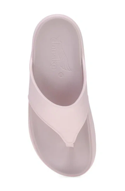 Dansko Devyn Platform Flip Flop In Pink