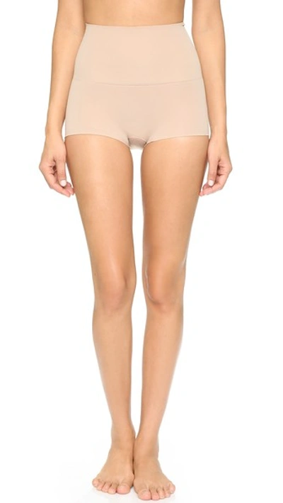Spanx Power Boy Shorts In Light Nude