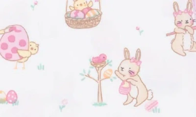 Angel Dear Easter Egg Hunt Convertible Romper In White