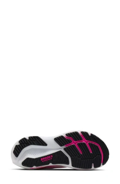 Brooks Glycerin Gts 23 White Pink Ss26 Women Shoes In Multi