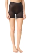 Spanx Skinny Britches Mid Thigh Short In Very Black