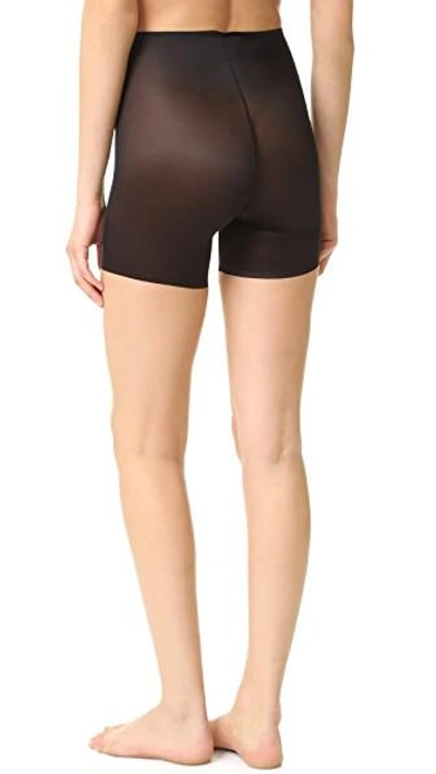 Shop Spanx Skinny Britches Girl Shorts In Very Black