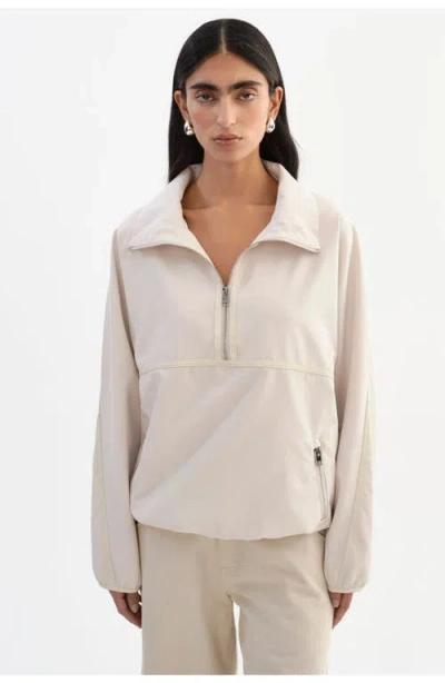 Lamarque Weslee | Half-zip Pullover Jacket In White
