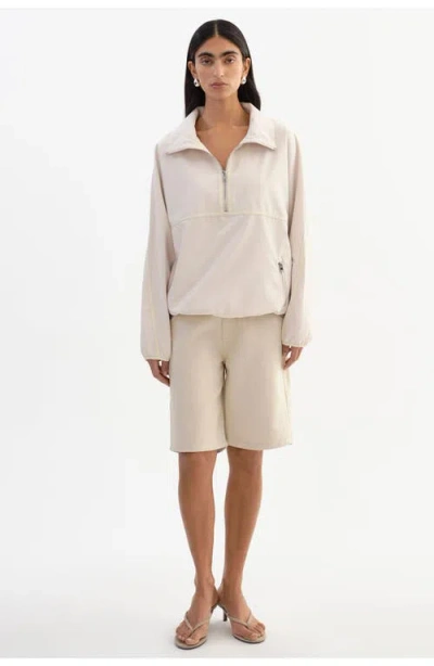 Lamarque Weslee | Half-zip Pullover Jacket In White