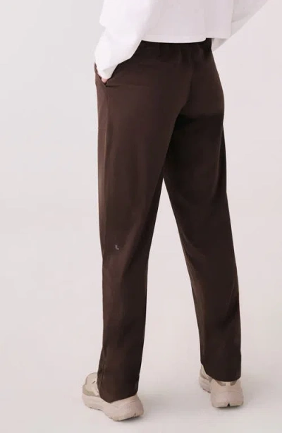 Lole Olivie Straight Leg Pants In Brown