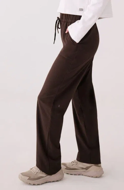 Lole Olivie Straight Leg Pants In Brown