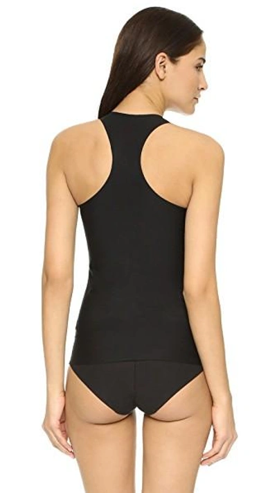 Shop Spanx Perforated Tank In Very Black