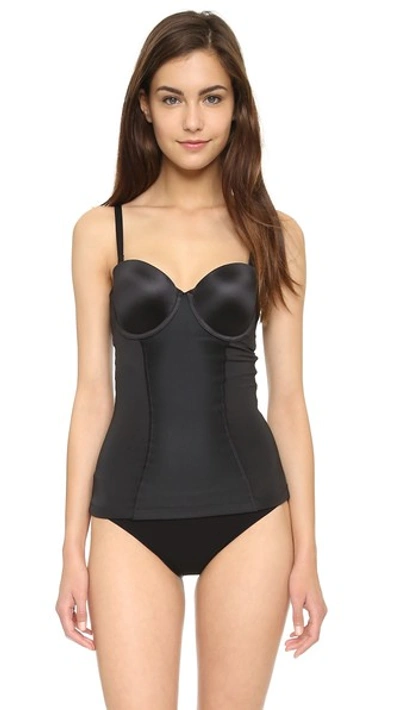Extra Firm Tummy-control Boostie-yay! Strapless Convertible Bodysuit 1908  In Black