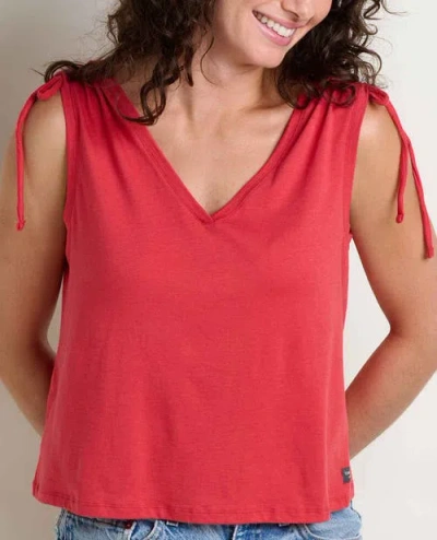 Toad And Co Anza Short Sleeve Shirt In Red