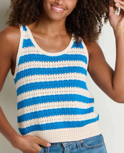 Toad And Co Toad & Co Bianca Pointelle Tank In Blue
