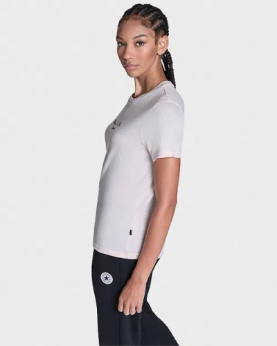 Converse Trio Embroidered T-shirt In White