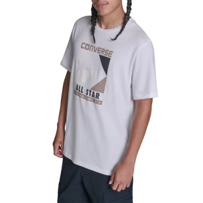Converse Timeless Boxed Chevron T-shirt In White