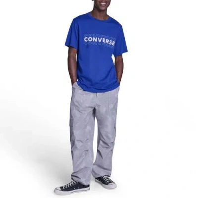 Converse Outlines T-shirt In Blue