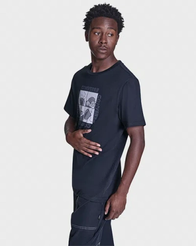 Converse Comic Strip T-shirt In Blue