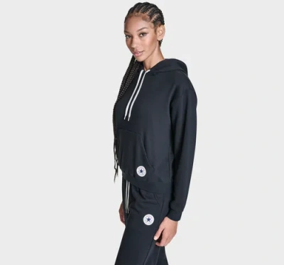 Converse Chuck Taylor Patch Classic Pullover Hoodie In Black