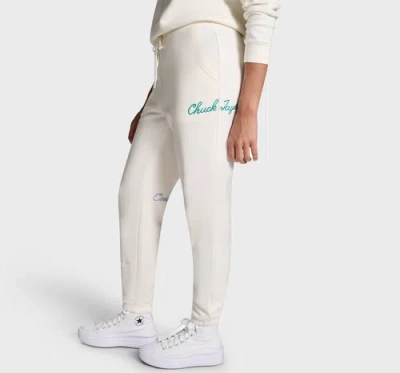 Converse Chuck Taylor Script Joggers In White
