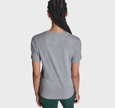 Converse Athletics Script T-shirt In Gray