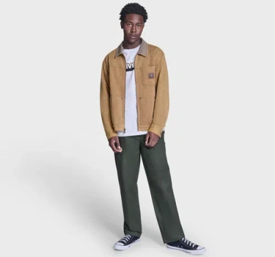 Converse Essential Zip Jacket In Brown