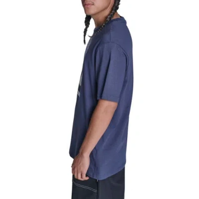 Converse Timeless Boxed Chevron T-shirt In Blue