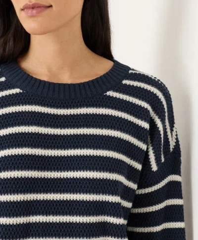 Pact Organic Cotton Shoreline Pullover Sweater In Multi