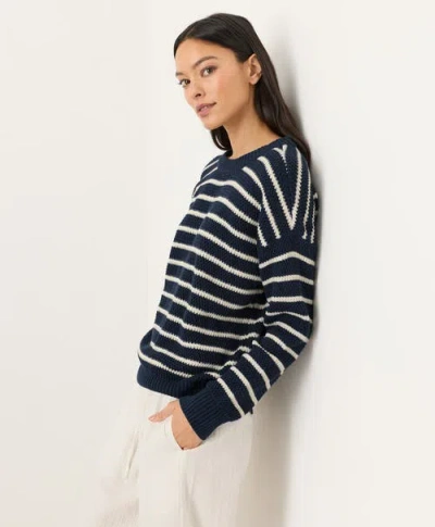 Pact Organic Cotton Shoreline Pullover Sweater In Multi