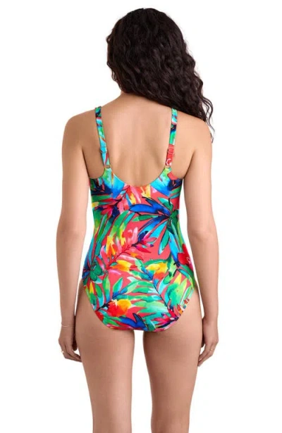 Shapesolver Monroe Underwire One-piece Swimsuit In Multi