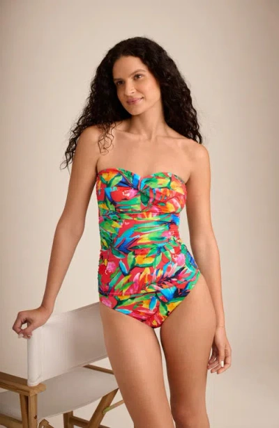 Shapesolver Monroe Underwire One-piece Swimsuit In Multi