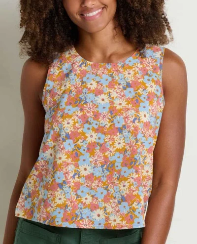 Toad And Co Toad & Co Sunkissed Button Back Tank In Multi