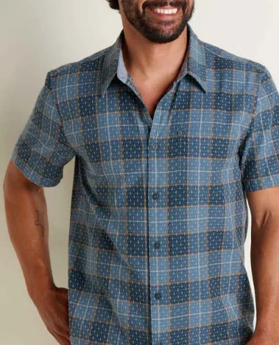 Toad And Co Toad & Co Harris Short Sleeve Shirt In Blue