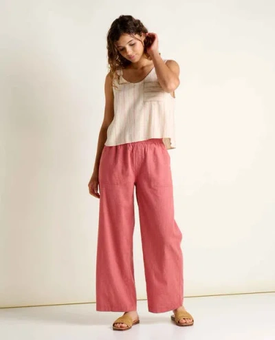 Toad And Co Taj Hemp Button Back Tank In Neutral