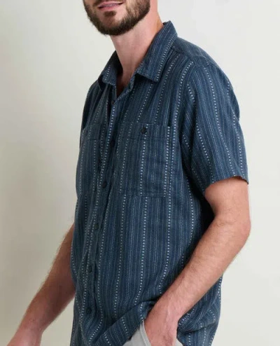 Toad And Co Taj Hemp Shirt In Blue