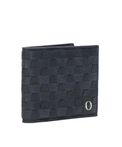Orciani Woven Wallet In Black