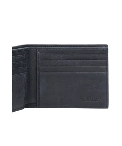 Orciani Woven Wallet In Black