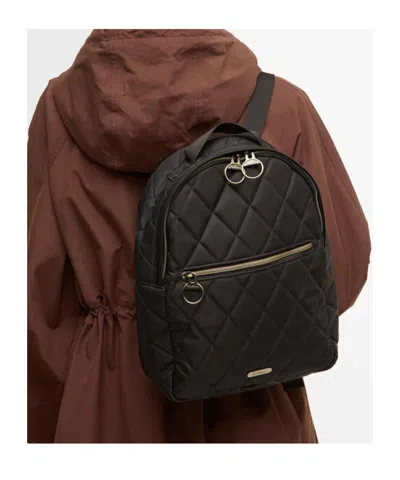 Barbour Quilted Backpack In Green