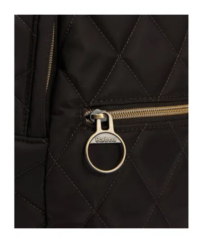 Barbour Quilted Backpack In Green